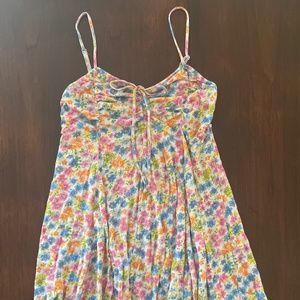 American Eagle floral skater dress